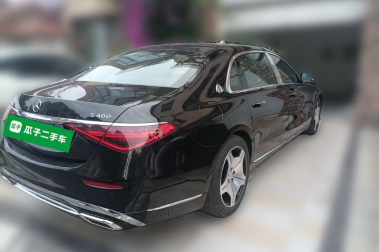 Used Mercedes-Benz Maybach S-Class 2021 S 480 4MATIC Rear Right 45 Deg