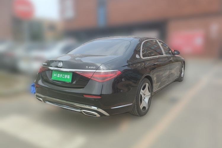 Used Mercedes-Benz Maybach S-Class 2021 S 480 4MATIC Rear Right 45 Deg