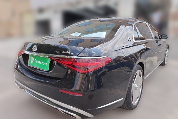 Used Mercedes-Benz Maybach S-Class 2021 S 480 4MATIC Rear Right 45 Deg