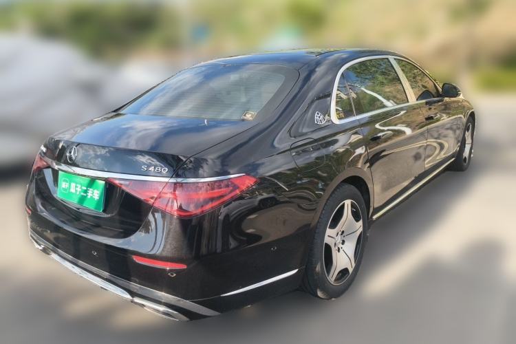 Used Mercedes-Benz Maybach S-Class 2021 S 480 4MATIC Rear Right 45 Deg