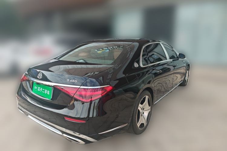 Used Mercedes-Benz Maybach S-Class 2021 S 480 4MATIC Rear Right 45 Deg