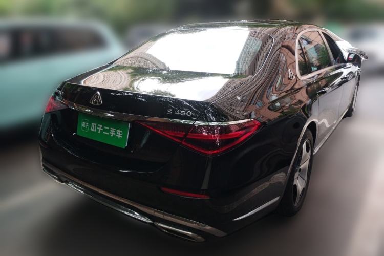 Used Mercedes-Benz Maybach S-Class 2021 S 480 4MATIC Rear Right 45 Deg