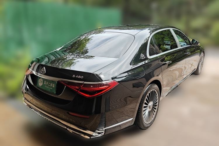 Used Mercedes-Benz Maybach S-Class 2021 S 480 4MATIC Rear Right 45 Deg
