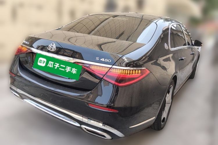Used Mercedes-Benz Maybach S-Class 2021 S 480 4MATIC Rear Right 45 Deg