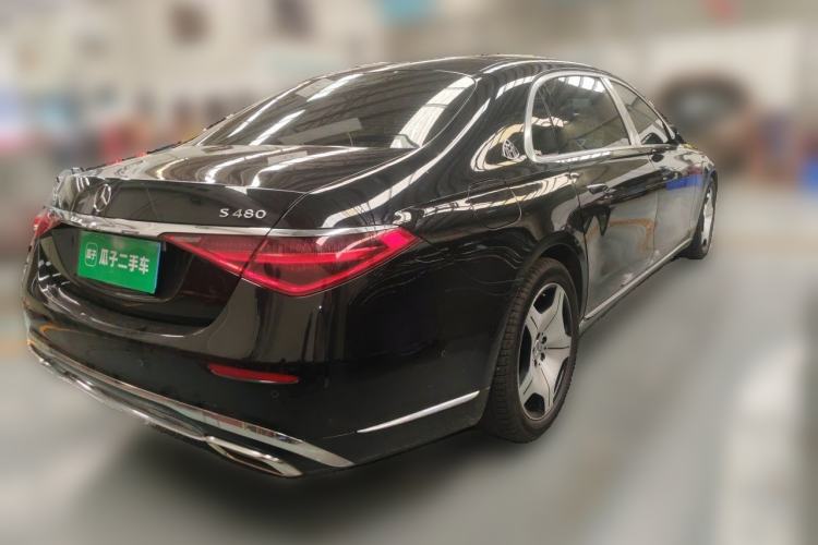 Used Mercedes-Benz Maybach S-Class 2021 S 480 4MATIC Rear Right 45 Deg