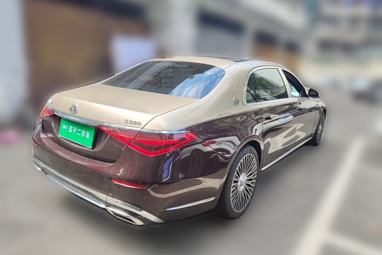 Used Mercedes-Benz Maybach S-Class 2021 S 480 4MATIC Rear Right 45 Deg