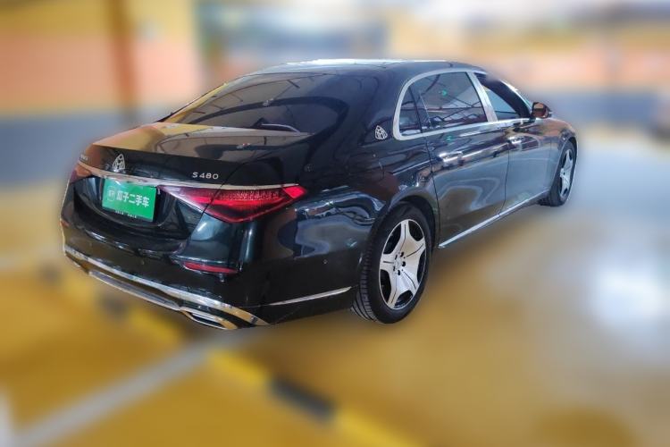 Used Mercedes-Benz Maybach S-Class 2021 S 480 4MATIC Rear Right 45 Deg