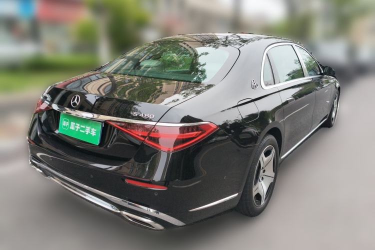 Used Mercedes-Benz Maybach S-Class 2023 S 480 4MATIC Rear Right 45 Deg