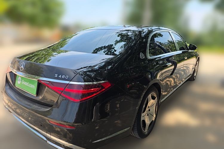 Used Mercedes-Benz Maybach S-Class 2023 S 480 4MATIC Rear Right 45 Deg