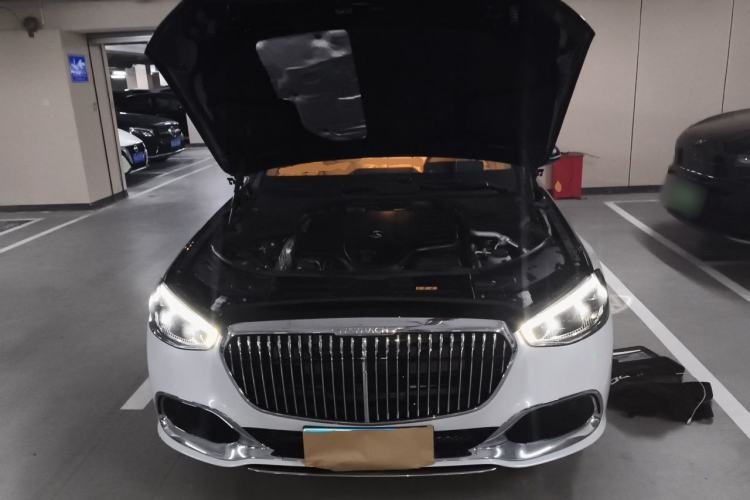 Used Mercedes-Benz Maybach S-Class 2024 Refresh S 480 4MATIC Engine Bay