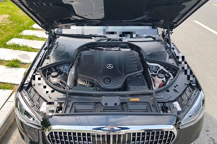Used Mercedes-Benz Maybach S-Class 2024 Refresh S 480 4MATIC Engine Bay