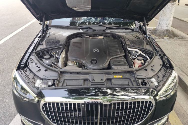 Used Mercedes-Benz Maybach S-Class 2024 Refresh S 480 4MATIC Engine Bay