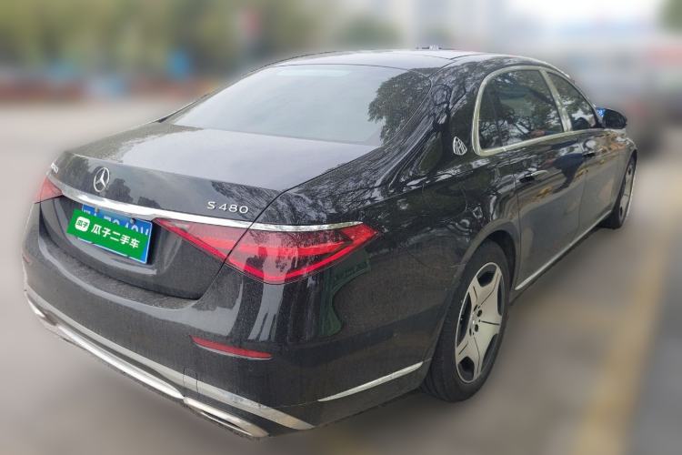 Used Mercedes-Benz Maybach S-Class 2024 Refresh S 480 4MATIC Rear Right 45 Deg
