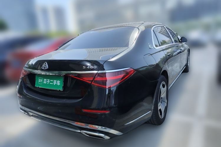 Used Mercedes-Benz Maybach S-Class 2024 Refresh S 480 4MATIC Rear Right 45 Deg