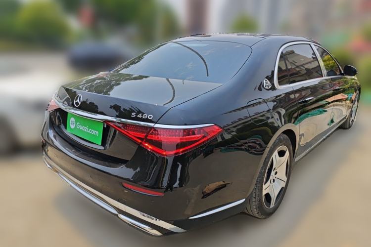 Used Mercedes-Benz Maybach S-Class 2024 Refresh S 480 4MATIC Rear Right 45 Deg
