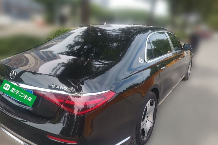 Used Mercedes-Benz Maybach S-Class 2024 Refresh S 480 4MATIC Rear Right 45 Deg