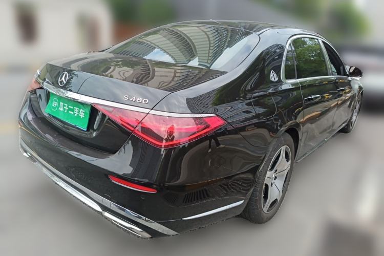 Used Mercedes-Benz Maybach S-Class 2024 Refresh S 480 4MATIC Rear Right 45 Deg