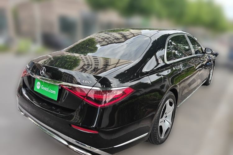 Used Mercedes-Benz Maybach S-Class 2024 Refresh S 480 4MATIC Rear Right 45 Deg