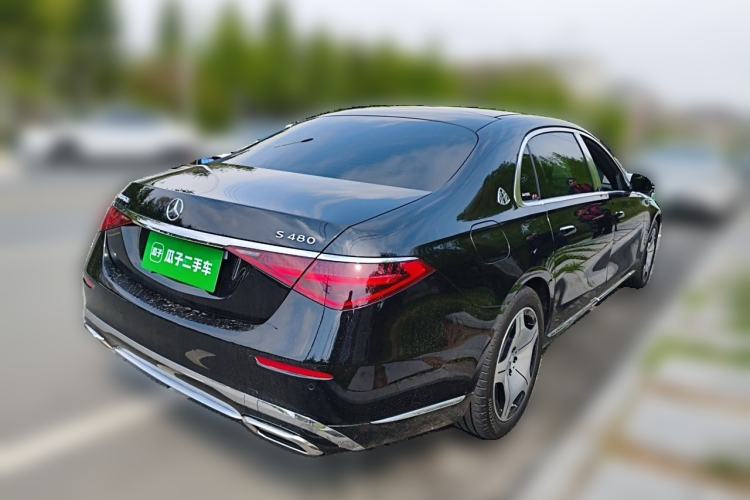 Used Mercedes-Benz Maybach S-Class 2024 Refresh S 480 4MATIC Rear Right 45 Deg
