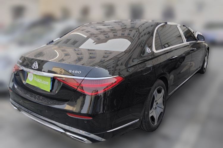 Used Mercedes-Benz Maybach S-Class 2024 Refresh S 480 4MATIC Rear Right 45 Deg