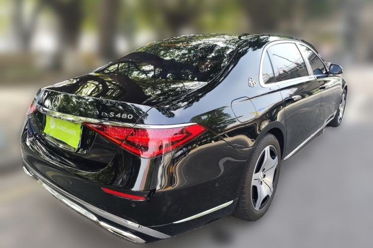 Used Mercedes-Benz Maybach S-Class 2024 Refresh S 480 4MATIC Rear Right 45 Deg