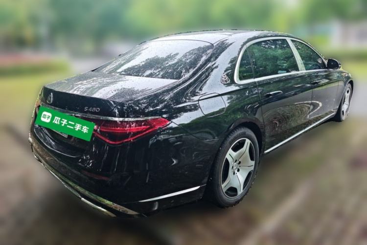Used Mercedes-Benz Maybach S-Class 2024 Refresh S 480 4MATIC Rear Right 45 Deg