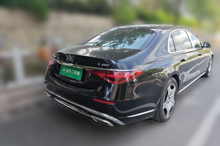 Used Mercedes-Benz Maybach S-Class 2024 Refresh S 480 4MATIC Rear Right 45 Deg