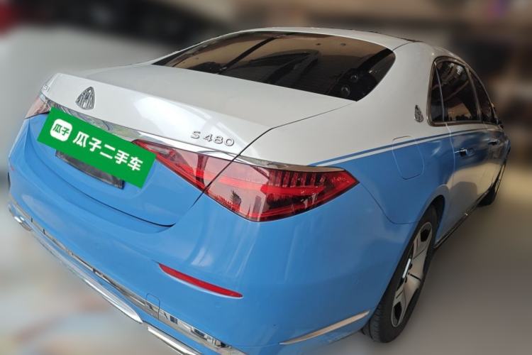 Used Mercedes-Benz Maybach S-Class 2024 Refresh S 480 4MATIC Rear Right 45 Deg