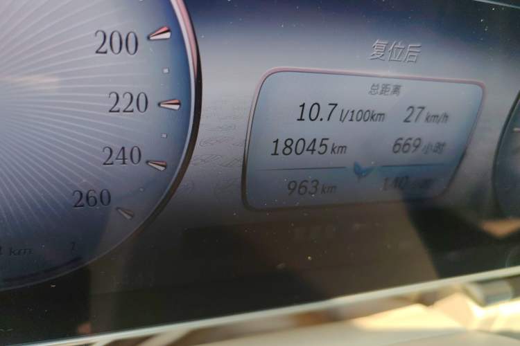 Used Mercedes-Benz Maybach S-Class 2024 S 480 4MATIC Odometer Close Up