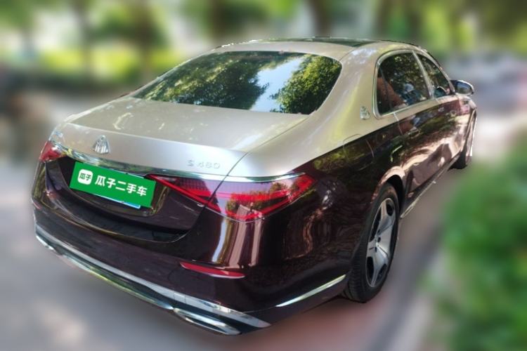Used Mercedes-Benz Maybach S-Class 2024 Refresh S 480 4MATIC Rear Right 45 Deg