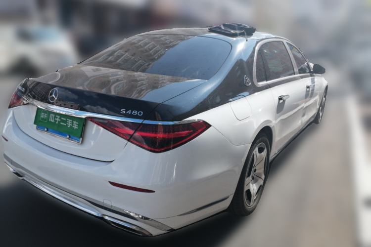 Used Mercedes-Benz Maybach S-Class 2024 S 480 4MATIC Rear Right 45 Deg