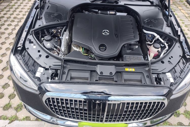 Used Mercedes-Benz Maybach S-Class 2025-Year Restyled S 480 4MATIC Engine Bay