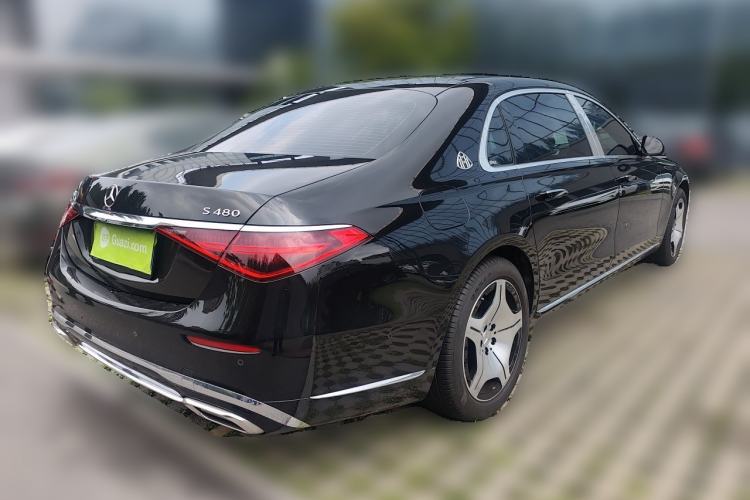 Used Mercedes-Benz Maybach S-Class 2025-Year Restyled S 480 4MATIC Rear Right 45 Deg