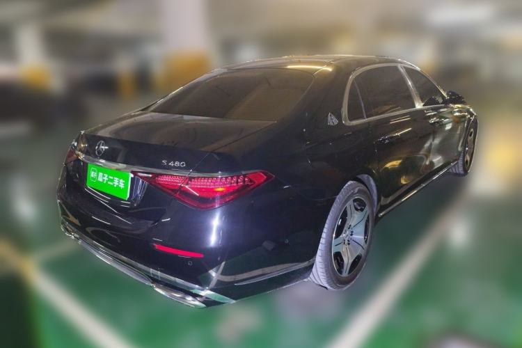 Used Mercedes-Benz Maybach S-Class 2025-Year Restyled S 480 4MATIC Rear Right 45 Deg