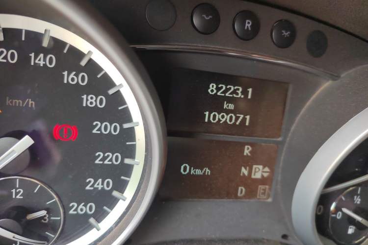 Used Mercedes-Benz R-Class 2010 R 300 L Luxury Model Odometer Close Up