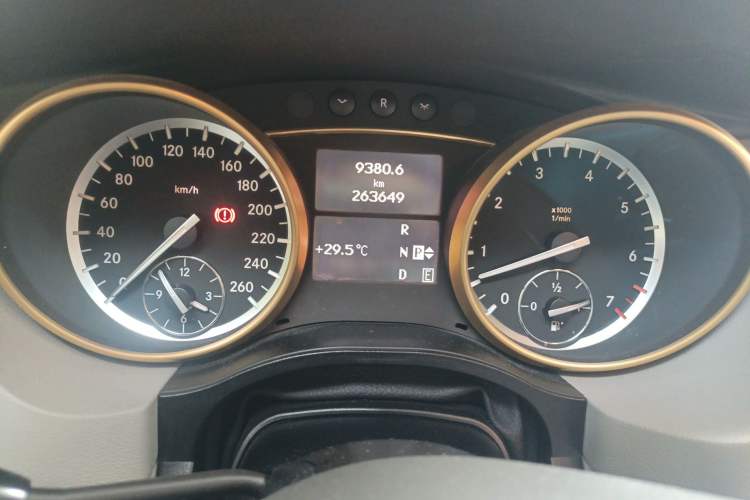 Used Mercedes-Benz R-Class 2010 R 300 L Luxury Model Odometer Close Up