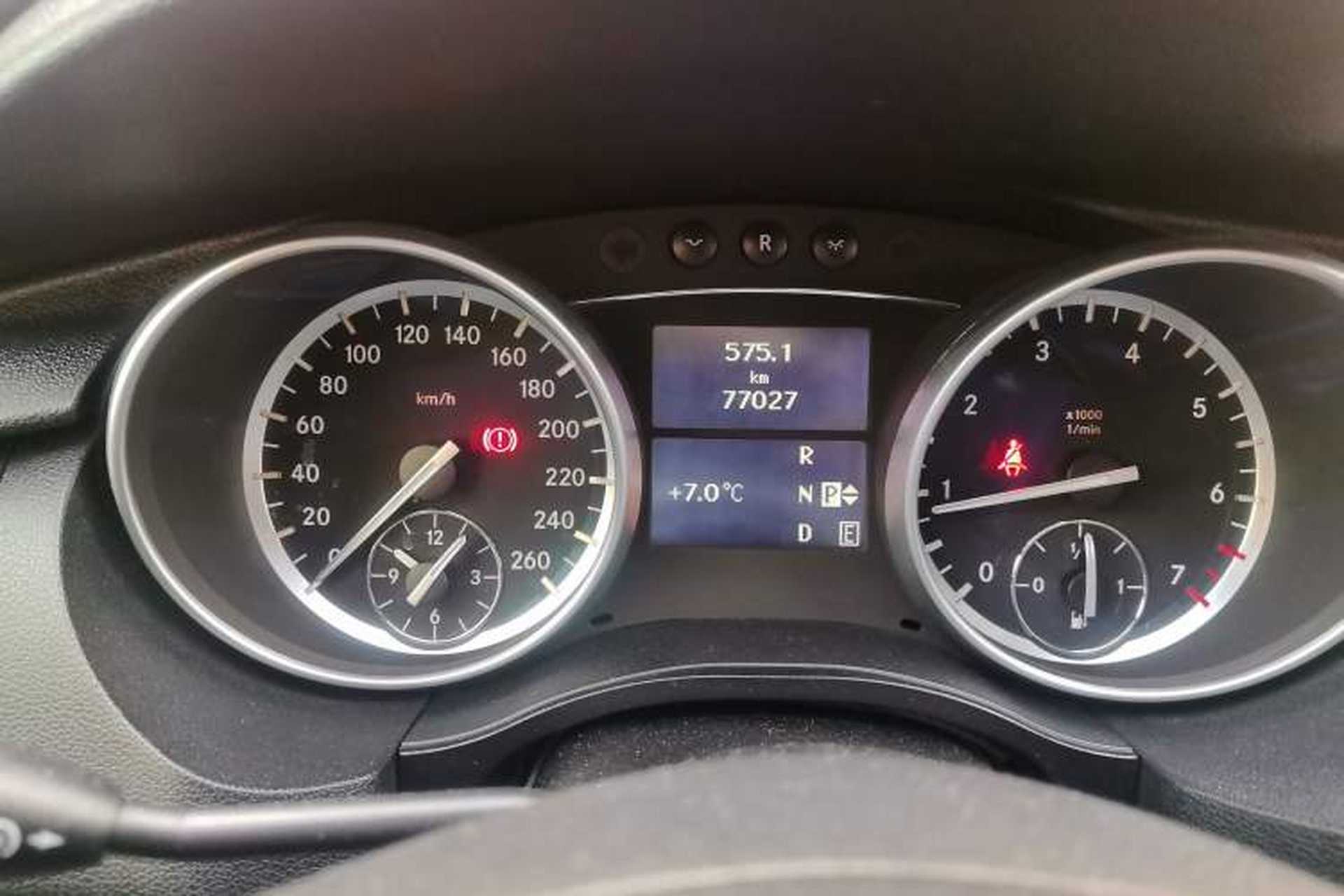 Used Mercedes-Benz R-Class 2014 R 320 4MATIC Business Model Odometer Close Up