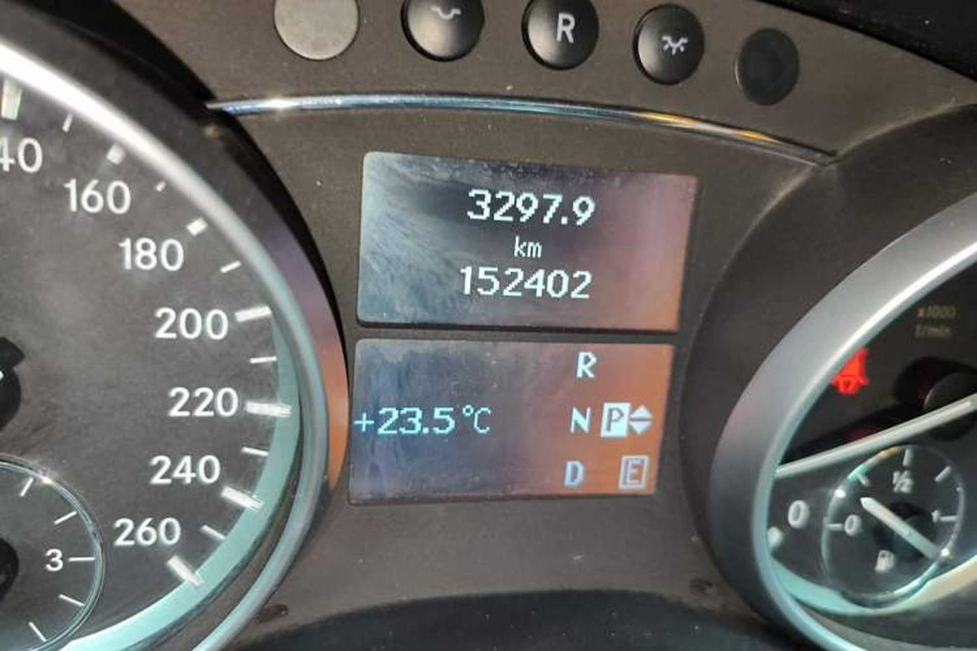 Used Mercedes-Benz R-Class 2014 R 320 4MATIC Business Model Odometer Close Up