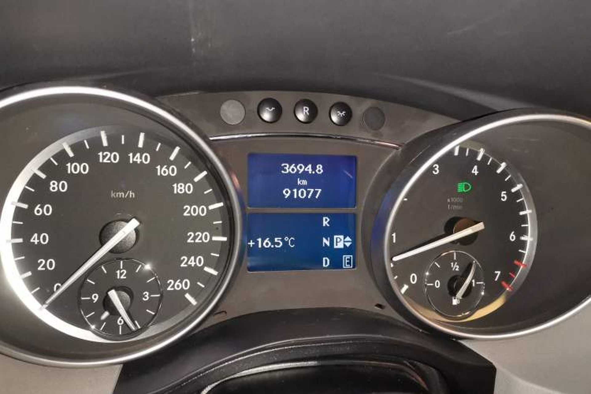 Used Mercedes-Benz R-Class 2014 R 320 4MATIC Business Model Odometer Close Up