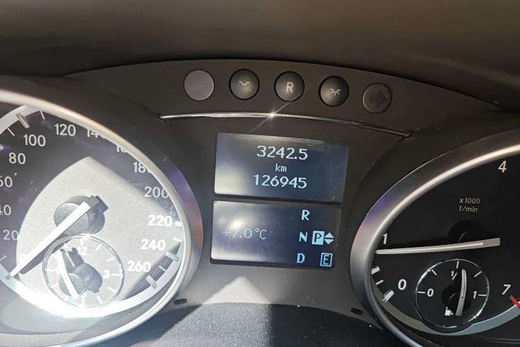 Used Mercedes-Benz R-Class 2015 R 320 4MATIC Luxury Model Odometer Close Up