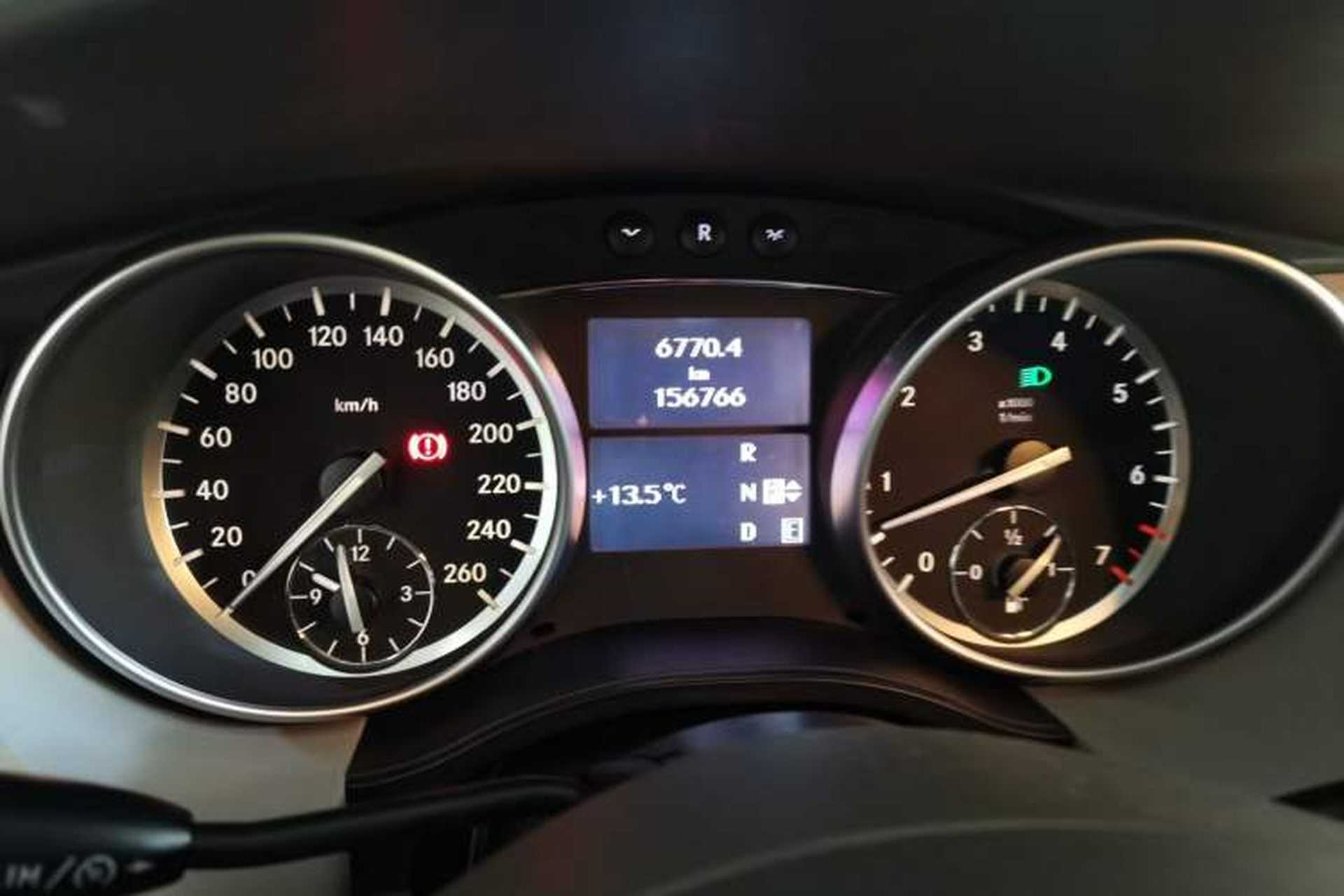 Used Mercedes-Benz R-Class 2015 R 320 4MATIC Luxury Model Odometer Close Up