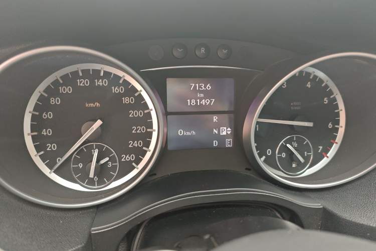 Used Mercedes-Benz R-Class 2017 R 320 4MATIC Business Edition Prestige Model Odometer Close Up