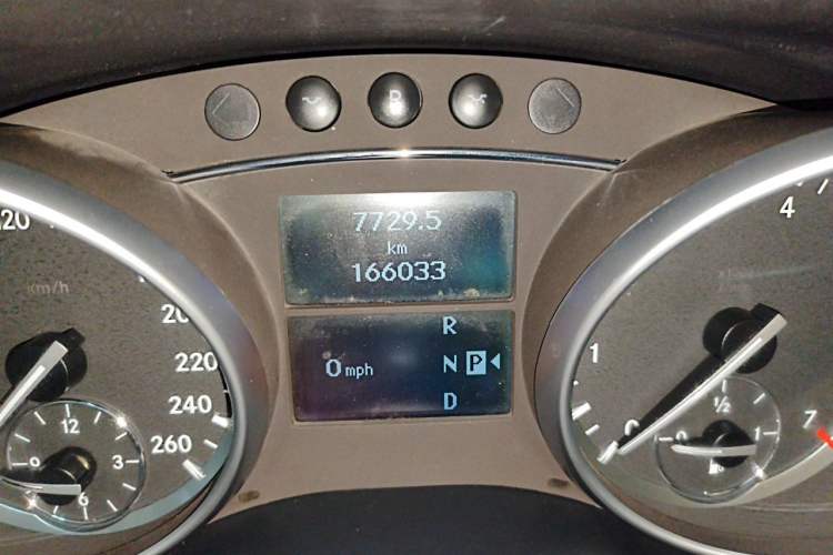 Used Mercedes-Benz R-Class 2017 R 320 4MATIC Business Edition Prestige Model Odometer Close Up