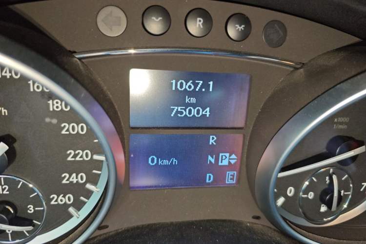 Used Mercedes-Benz R-Class 2017 R 320 4MATIC Business Edition Prestige Model Odometer Close Up