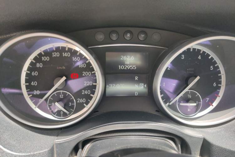 Used Mercedes-Benz R-Class 2017 R 320 4MATIC Business Edition Prestige Model Odometer Close Up