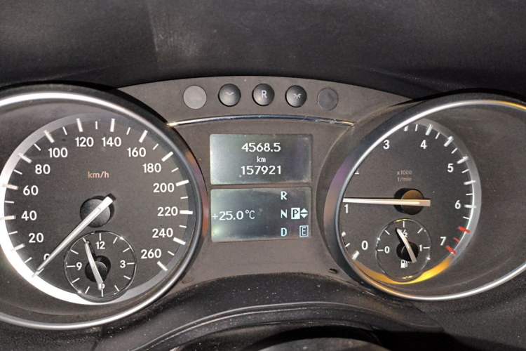Used Mercedes-Benz R-Class 2017 R 320 4MATIC Business Edition Prestige Model Odometer Close Up