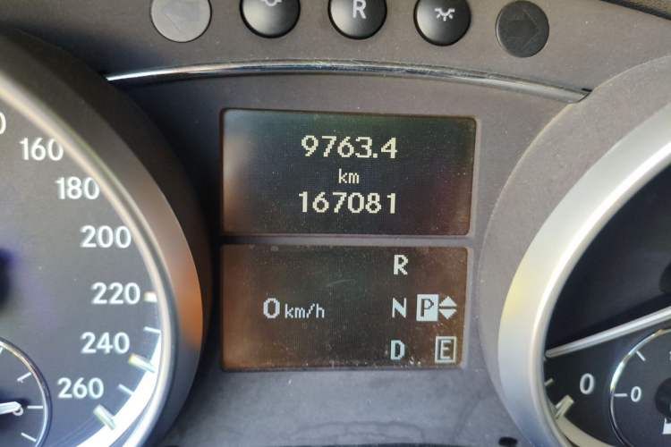 Used Mercedes-Benz R-Class 2017 R 320 4MATIC Business Edition Prestige Model Odometer Close Up
