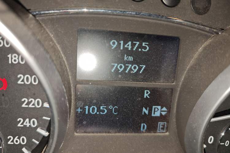 Used Mercedes-Benz R-Class 2017 R 320 4MATIC Business Edition Prestige Model Odometer Close Up