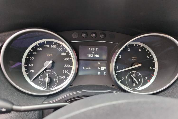 Used Mercedes-Benz R-Class 2017 R 320 4MATIC Business Edition Prestige Model Odometer Close Up