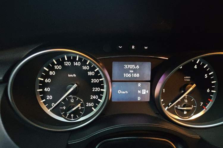 Used Mercedes-Benz R-Class 2017 R 320 4MATIC Business Edition Prestige Model Odometer Close Up